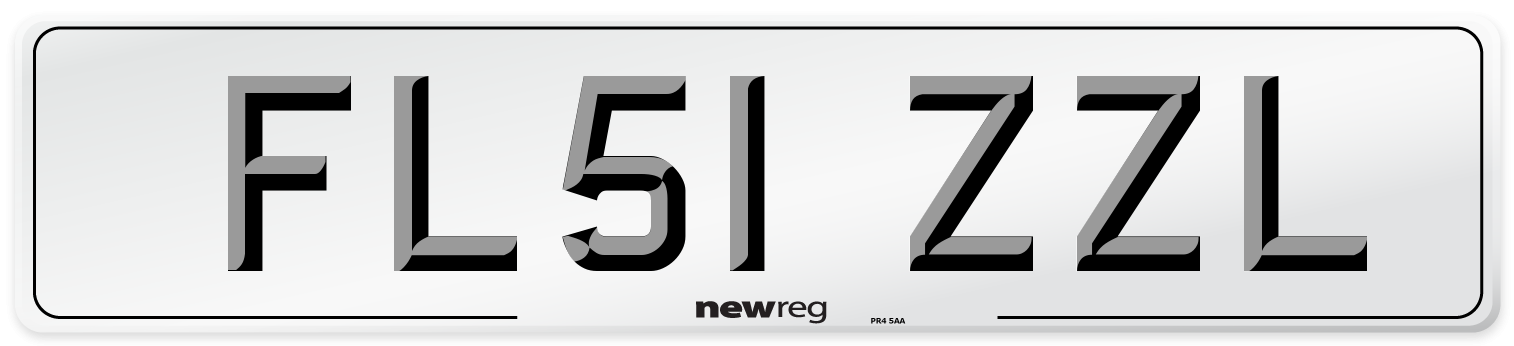 FL51 ZZL Number Plate from New Reg